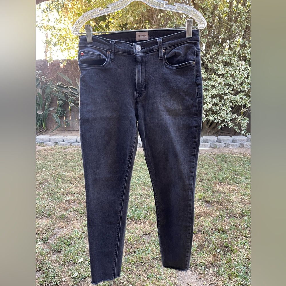 Hudson black Natalie super skinny jeansn